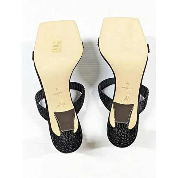 Giuseppe Zanotti Women's Vanilla Crystal Embellished Sandals Size 38 (MSRP $850) - Picture 9 of 12